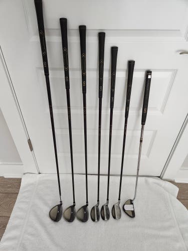 Woman's Callaway GES Golf Full Set (7 clubs) RH; Graphite Shafts