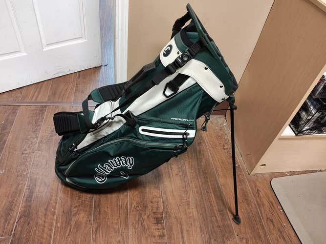 Callaway Fairway 14 Divider Golf Dual Strap Stand Bag Green/Black/White