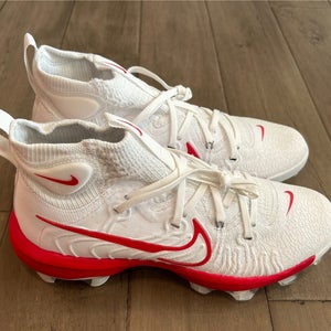 Size 7.5 Men’s Nike Alpha Huarache NXT MCS Baseball Cleats Red White