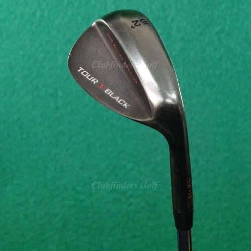 Tour X Black CNC Milled Grooves 52-8 52° GW Gap Wedge Factory Stepped Steel