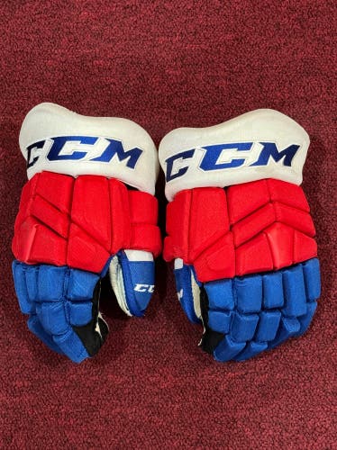 Rochester Americans CCM 13" Pro Stock HGTKXP Gloves Item#RTG20CC