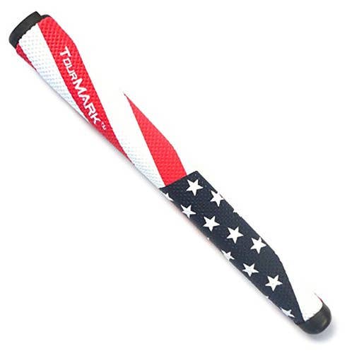 NEW Tour Mark  American Flag USA Jumbo Oversize Putter Grip w/ Ball Marker