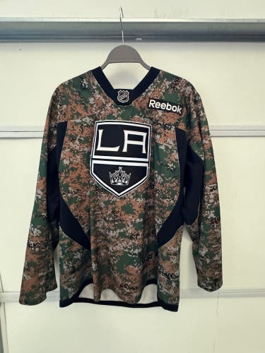 LA Kings Camouflage Warmup Jersey Adult Small