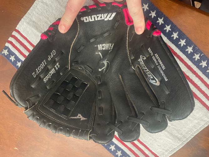 Used  Left Hand Throw 11" Finch Softball Glove