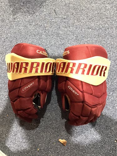 Game Used Cadet’s Warrior Covert Pro Size 14” Gloves
