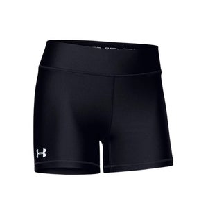 Women's Black Under Armour Team Shorty Spandex Shorts