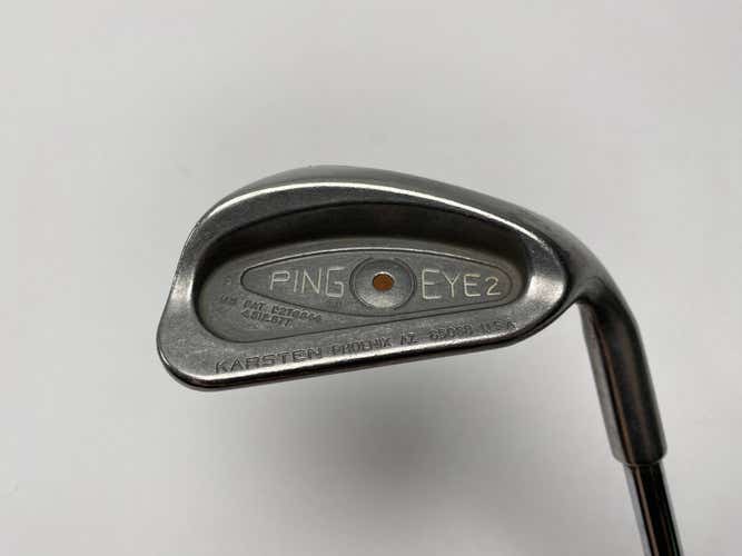 Ping Eye 2 Pitching Wedge PW Orange Dot 2* Flat Karsten ZZ-Lite Stiff Steel RH