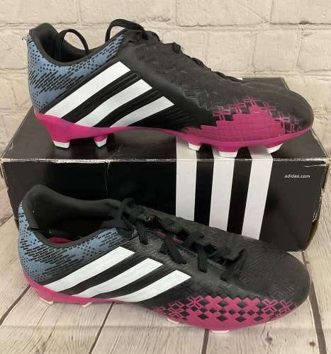 Adidas Q33541 Absolado LZ TRX FG Womens Soccer Cleats Black White Pink US Size 6