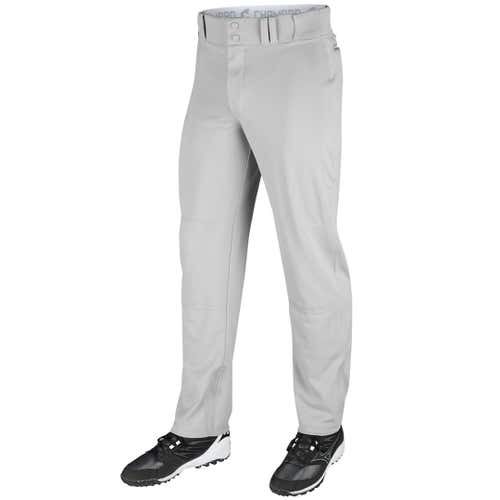 New Champro Triple Crown Manny Open Bottom Pant Grey Youth Md