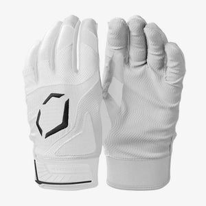 New Evoshield Srz1 Youth Batting Gloves White Sm