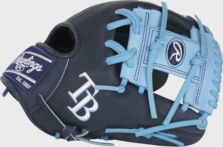 New Rawlings Heart Of The Hide Tampa Bay Rays Pro204-2rays Fielders Glove Right Hand Throw 11.5"