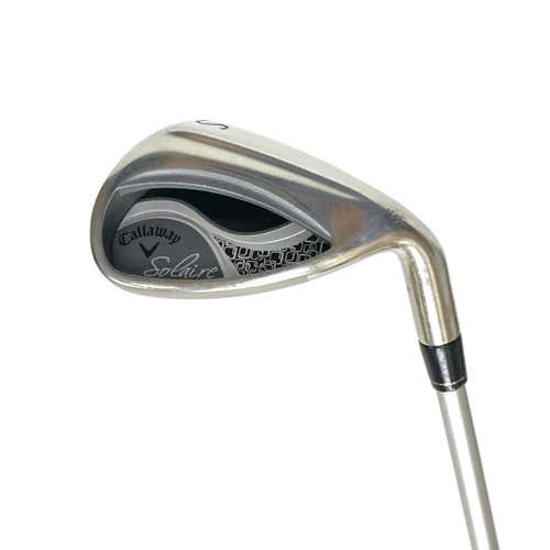 Used Callaway Solaire Women's Right Sand Wedge Ladies Flex Graphite Shaft