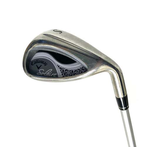 Used Callaway Solaire Women's Right Sand Wedge Ladies Flex Graphite Shaft