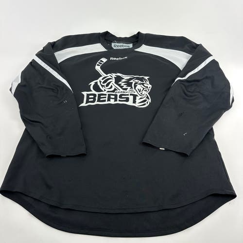 Used Black Brampton Beasts Jersey | Reebok | XXL