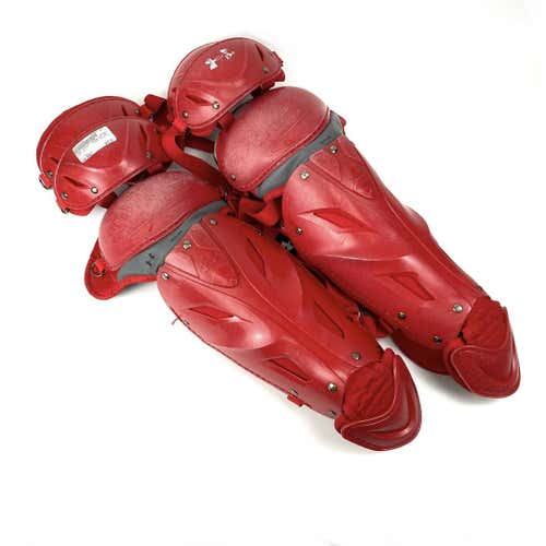 Used Under Armour Ualg4-srp Catcher's Leg Guards Adult