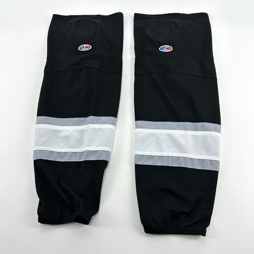 Used Black, grey, White AK Socks | Adult Large