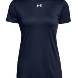Women's Under Armour Navy Blue Locker Tee - Short Sleeve