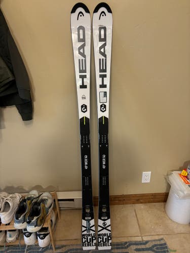 New 2018 HEAD 158 cm Racing World Cup Rebels i.SL RD Skis Without Bindings