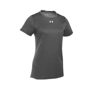 Women's Under Armour Gray Locker Tee - Short Sleeve