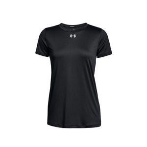 Women's Under Armour Black Locker Tee - Short Sleeve