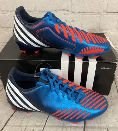 Adidas P Absolion LZ TRX F Youth Soccer Cleats Blue White Infrared Red US 3.5
