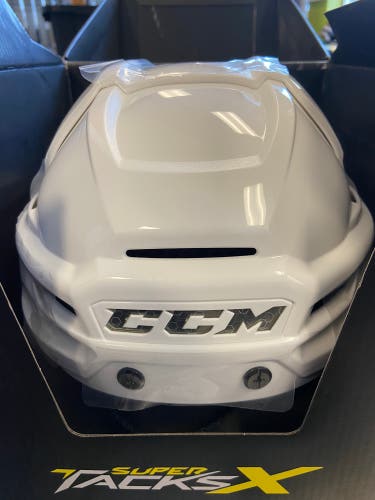 CCM Super Tacks X Helmet White Medium