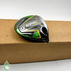 Used Right Handed Callaway EPIC Flash 3 Wood 15* HEAD ONLY Golf Club