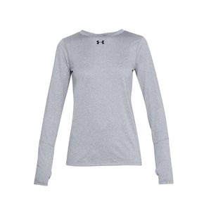 Women's Under Armour Gray Locker Tee - Long Sleeve