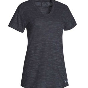 Women's Under White Armour Stadium Flow V-Neck T-Shirt
