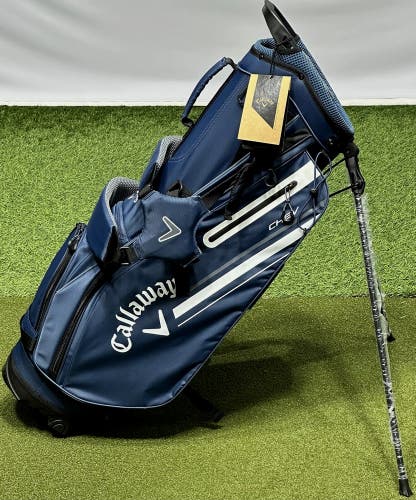 Callaway 2023 Chev Stand Golf Bag 5123031 Navy Blue 4-Way Divider NEW #89071