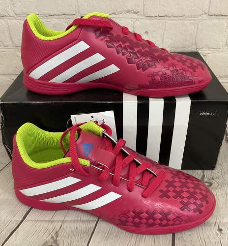 Adidas F32580 Predito LZ IN J Youth Indoor Soccer Shoes Vivid Berry White US 4.5