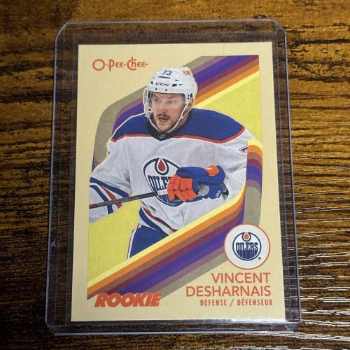 Vincent Desharnais Edmonton Oilers 23-24 NHL Hockey O Pee Chee Retro Rookie #544