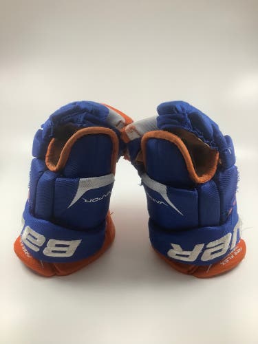 Bauer vapor hockey gloves in hockey (Hard To Find Orange-Blue Combo)