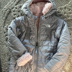Gray Used XS The North Face Jacket Girls T5