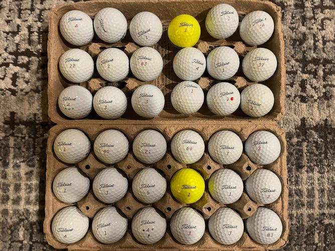 Near Mint (4A) Titleist Pro V1x Golf Balls, 3 Dozen (36)