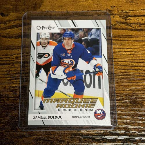 Samuel Bolduc New York Islanders 23-24 NHL Hockey O Pee Chee Marquee Rookie #555