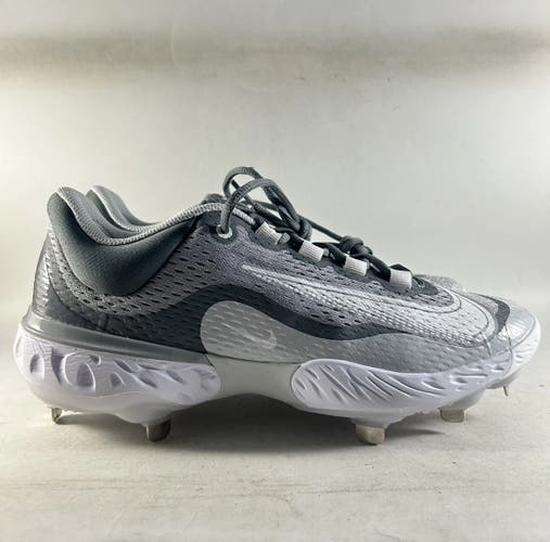 NEW Nike Alpha Huarache Elite 4 Mens Baseball Cleats Gray Size 9 DJ6521-012