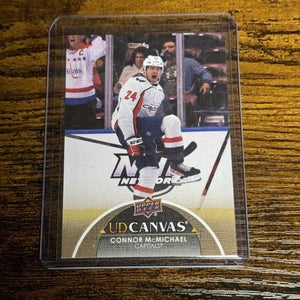 Connor McMichael Washington Capitals 2021-22 NHL Upper Deck UD Canvas Card #C355
