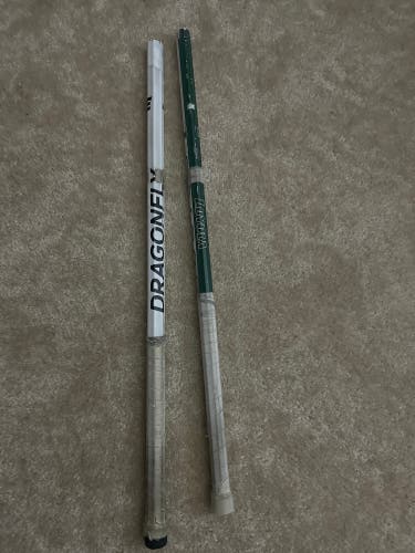 2 dragonfly lacrosse shafts