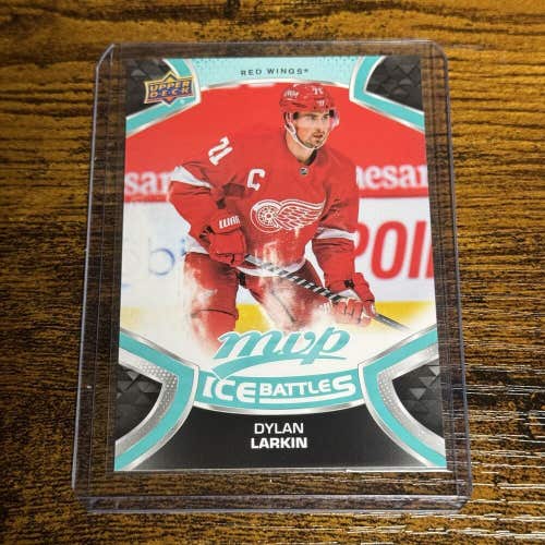 Dylan Larkin Detroit Red Wings 21-22 NHL Hockey Upper Deck MVP  Ice Battles #28
