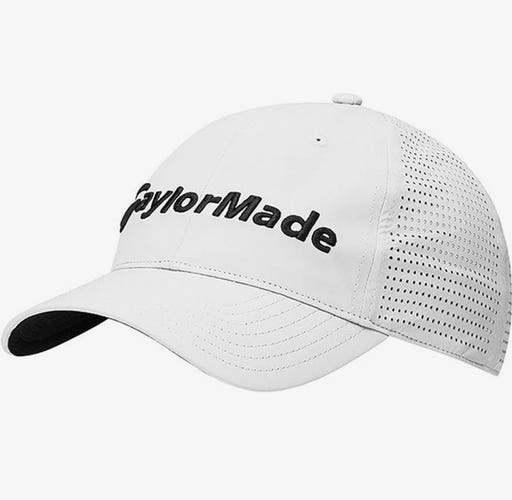 NEW 2024 TaylorMade Litetech White Adjustable Golf Hat/Cap