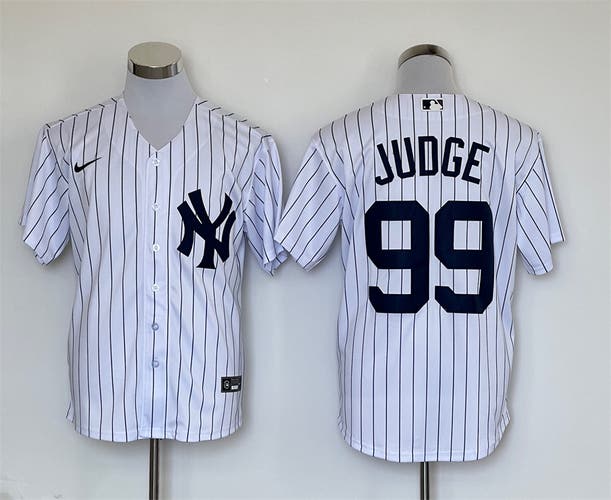 Aaron Judge White New York Yankees Jersey Throwback Size 2XL