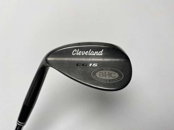 Cleveland CG15 Black Pearl 52* 10 Bounce Traction Wedge Steel Mens LH
