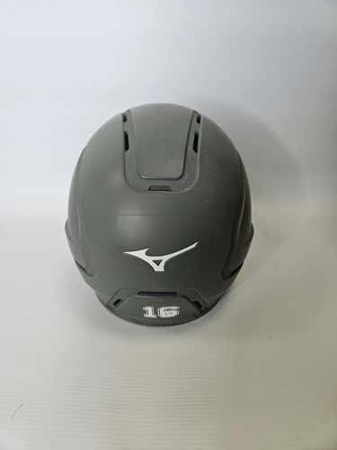 Used Mizuno Grey Softball Helmet Md Baseball And Softball Helmets