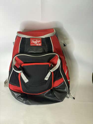 Used Rawlings Red Black Baseball And Softball Equipment Bags