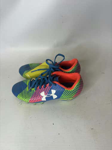 Used Under Armour Multicolor Junior 01.5 Baseball And Softball Cleats