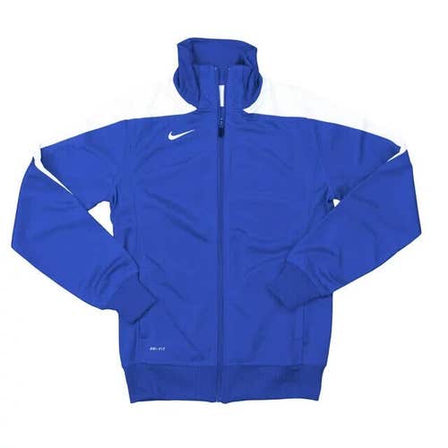 Nike Womens Mystifi 379186-494 Size M Royal Blue White Warm Up Jacket NWT $65