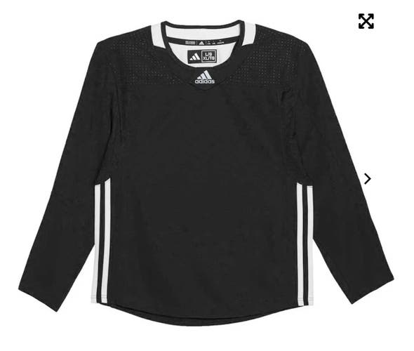 Adidas practice jersey youth sm/med Black