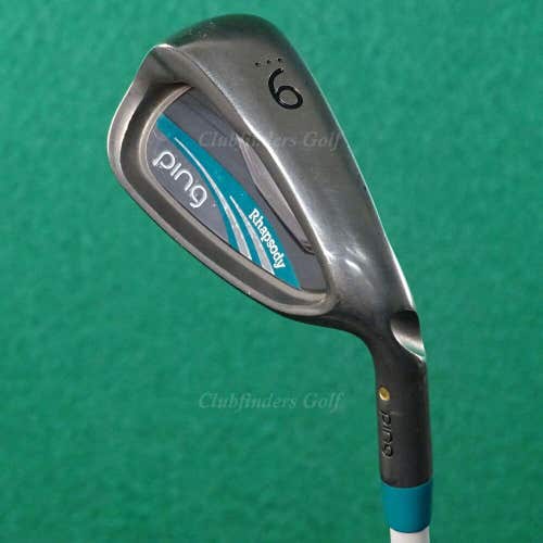 Lady Ping Rhapsody Gold Dot Single 9 Iron ULT 220 Ultra Lite Graphite Ladies