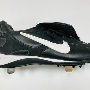 New Nike Air Slider Cleats mens baseball size 6 black steel shoes senior EU 38.5